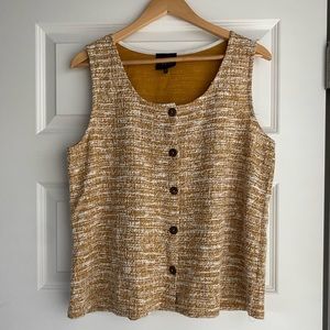ANTHROPOLOGIE W5 Mustard Yellow Top